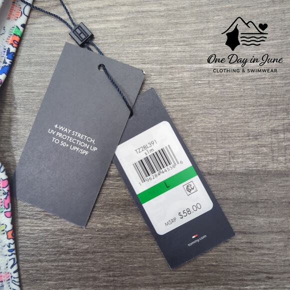 Tommy Hilfiger Moderate Coverage Bikini Bottom Size L - Picture 4 of 6